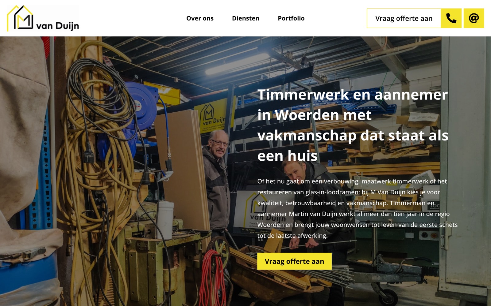 Website van M van Duijn